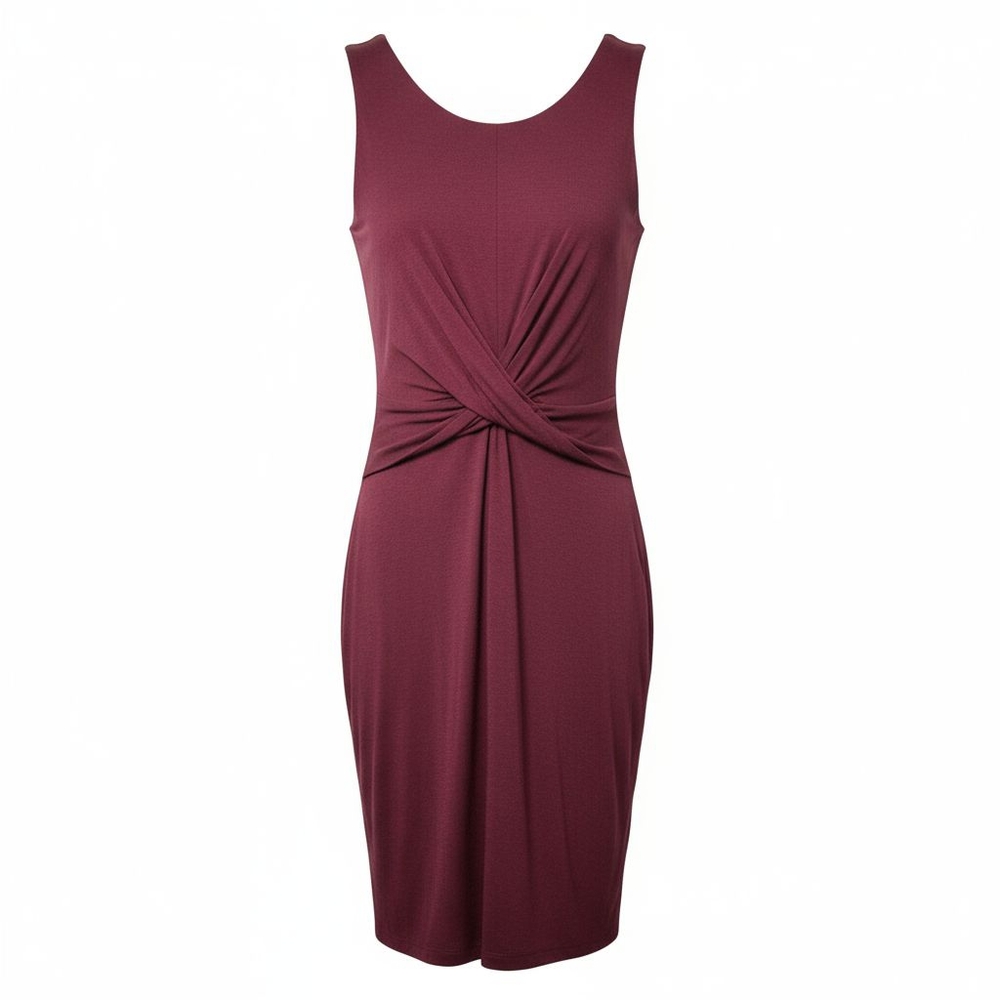 Hailey 23 Jami Sleeveless Twist Dress Burgundy Women's Size Large